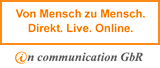 Von Mensch zu Mensch. Direkt. Live. Online